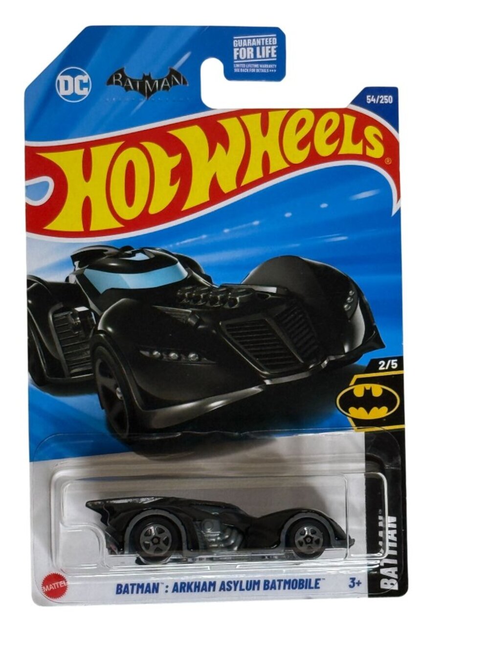 Hot Wheels Batman Arkham Asylum Batmobile Black 54/250 Mainline 2024